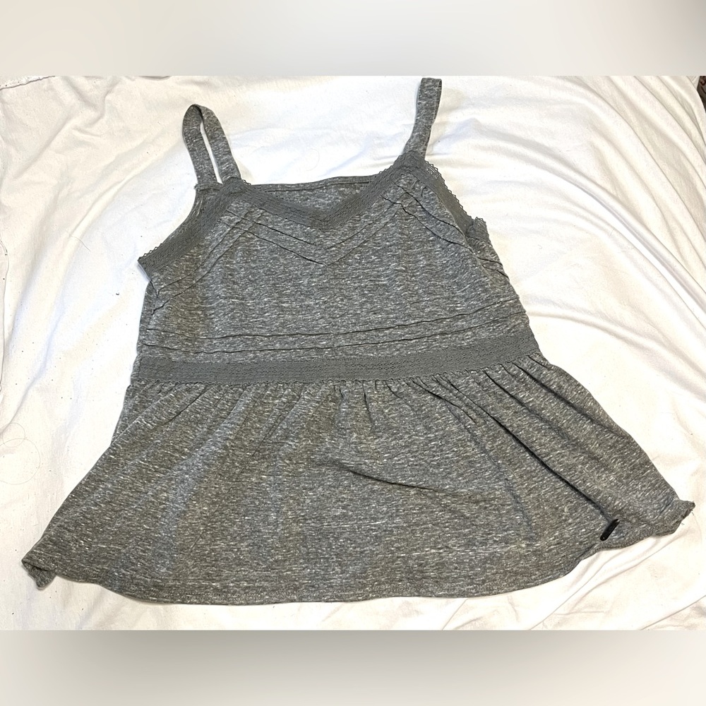 Gray Justice Tang top